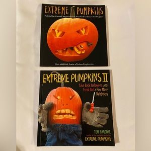 Extreme Pumpkins & Extreme Pumpkins II book bundle.